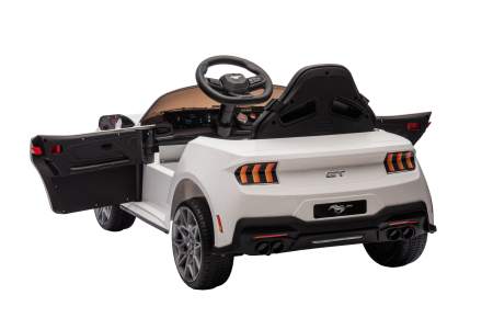 Masinuta electrica Premier Ford Mustang GT Convertible, 12V, roti cauciuc EVA, scaun piele ecologica, alb [10]