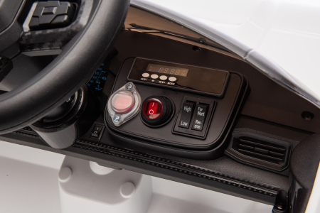 Masinuta electrica Premier Ford Mustang GT Convertible, 12V, roti cauciuc EVA, scaun piele ecologica, alb [25]