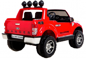 Masinuta electrica Premier Ford Ranger, 12V, roti cauciuc EVA, scaun piele ecologica, rosu [3]
