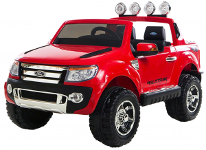 Masinute electrice - Masinuta electrica Premier Ford Ranger, 12V, roti cauciuc EVA, scaun piele ecologica, rosu