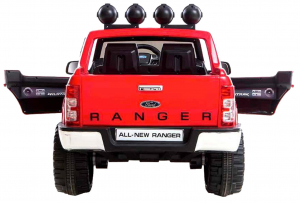 Masinuta electrica Premier Ford Ranger, 12V, roti cauciuc EVA, scaun piele ecologica, rosu [5]