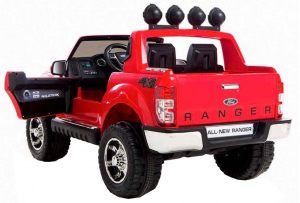 Masinuta electrica Premier Ford Ranger, 12V, roti cauciuc EVA, scaun piele ecologica, rosu [2]