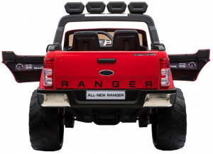 Masinuta electrica Premier Ford Ranger 4x4, 12V, roti cauciuc EVA, scaun piele ecologica, rosu [7]