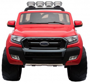 Masinuta electrica Premier Ford Ranger 4x4, 12V, roti cauciuc EVA, scaun piele ecologica, rosu [1]