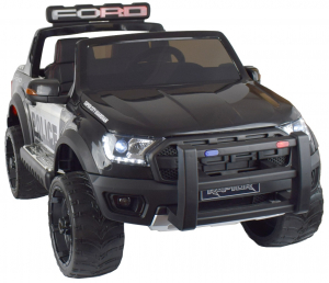 Masinuta electrica politie Premier Ford Raptor, 12V, roti cauciuc EVA, scaun piele ecologica negru [1]