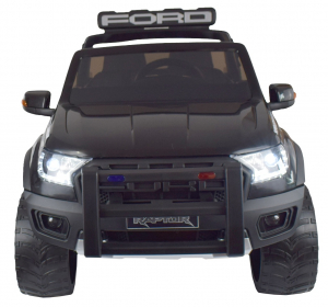 Masinuta electrica politie Premier Ford Raptor, 12V, roti cauciuc EVA, scaun piele ecologica negru [8]