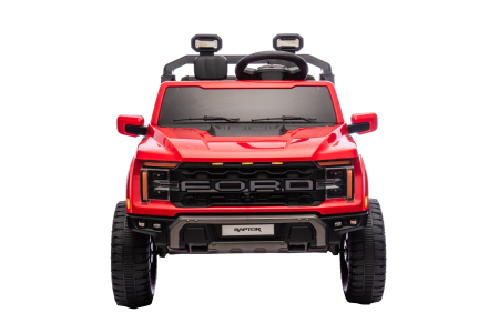 Masinuta electrica Premier Ford Raptor F150, 24V, 2 copii, scaun piele ecologica, rosu [1]