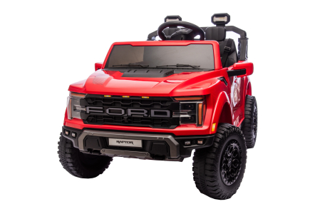 Masinuta electrica Premier Ford Raptor F150, 24V, 2 copii, scaun piele ecologica, rosu [20]