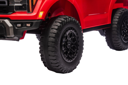 Masinuta electrica Premier Ford Raptor F150, 24V, 2 copii, scaun piele ecologica, rosu [14]
