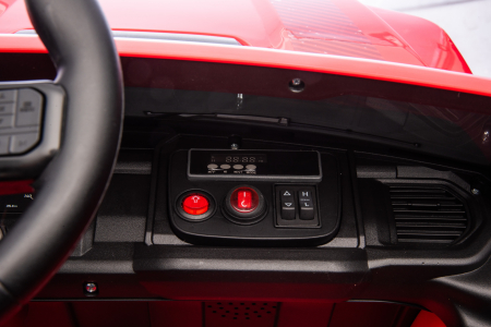 Masinuta electrica Premier Ford Raptor F150, 24V, 2 copii, scaun piele ecologica, rosu [33]