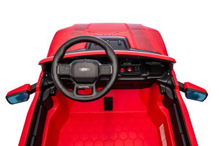 Masinuta electrica Premier Ford Raptor F150, 24V, 2 copii, scaun piele ecologica, rosu [29]
