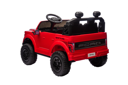 Masinuta electrica Premier Ford Raptor F150, 24V, 2 copii, scaun piele ecologica, rosu [3]