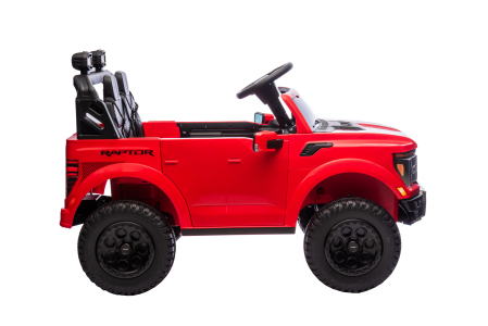 Masinuta electrica Premier Ford Raptor F150, 24V, 2 copii, scaun piele ecologica, rosu [5]