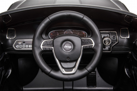 Masinuta electrica Premier Jeep Grand Cherokee, 12V, roti cauciuc EVA, scaun piele ecologica, negru [22]