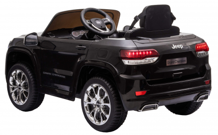 Masinuta electrica Premier Jeep Grand Cherokee, 12V, roti cauciuc EVA, scaun piele ecologica, negru [6]