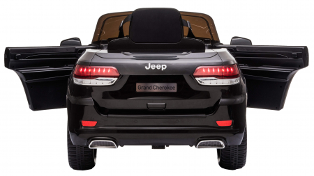 Masinuta electrica Premier Jeep Grand Cherokee, 12V, roti cauciuc EVA, scaun piele ecologica, negru [15]