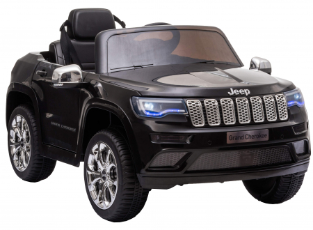 Masinuta electrica Premier Jeep Grand Cherokee, 12V, roti cauciuc EVA, scaun piele ecologica, negru [9]