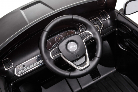 Masinuta electrica Premier Jeep Grand Cherokee, 12V, roti cauciuc EVA, scaun piele ecologica, negru [23]