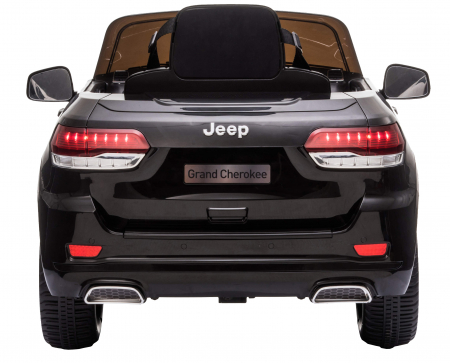 Masinuta electrica Premier Jeep Grand Cherokee, 12V, roti cauciuc EVA, scaun piele ecologica, negru [7]
