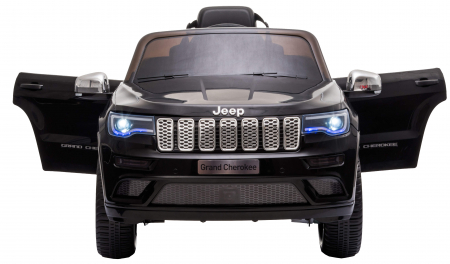 Masinuta electrica Premier Jeep Grand Cherokee, 12V, roti cauciuc EVA, scaun piele ecologica, negru [10]