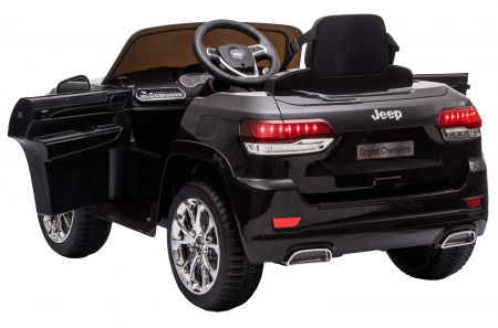 Masinuta electrica Premier Jeep Grand Cherokee, 12V, roti cauciuc EVA, scaun piele ecologica, negru [13]