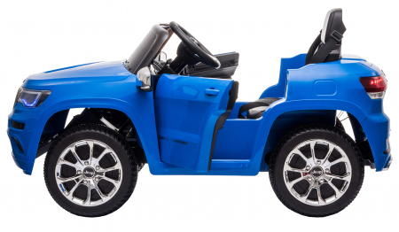 Masinuta electrica Premier Jeep Grand Cherokee, 12V, roti cauciuc EVA, scaun piele ecologica, albastru [11]