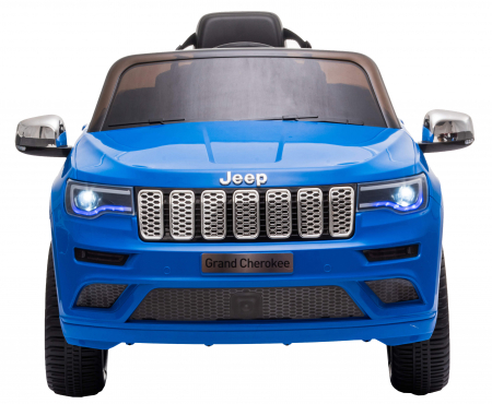 Masinuta electrica Premier Jeep Grand Cherokee, 12V, roti cauciuc EVA, scaun piele ecologica, albastru [2]