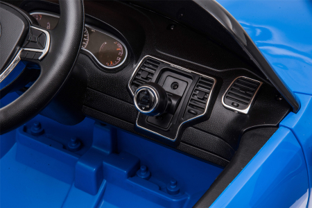 Masinuta electrica Premier Jeep Grand Cherokee, 12V, roti cauciuc EVA, scaun piele ecologica, albastru [17]