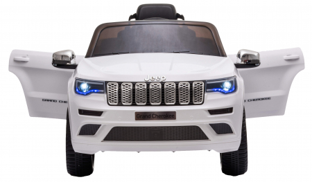 Masinuta electrica Premier Jeep Grand Cherokee, 12V, roti cauciuc EVA, scaun piele ecologica, alb [10]