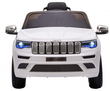 Masinuta electrica Premier Jeep Grand Cherokee, 12V, roti cauciuc EVA, scaun piele ecologica, alb [2]