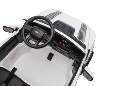 Masinuta electrica Premier Ford Raptor F150, 24V, 2 copii, scaun piele ecologica, alb [26]