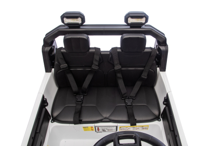 Masinuta electrica Premier Ford Raptor F150, 24V, 2 copii, scaun piele ecologica, alb [20]