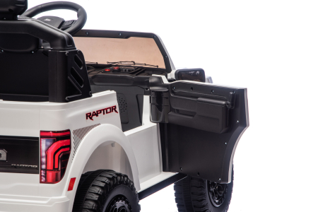 Masinuta electrica Premier Ford Raptor F150, 24V, 2 copii, scaun piele ecologica, alb [12]