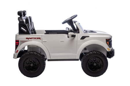 Masinuta electrica Premier Ford Raptor F150, 24V, 2 copii, scaun piele ecologica, alb [6]
