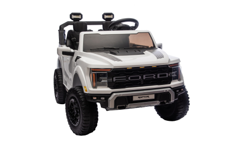 Masinuta electrica Premier Ford Raptor F150, 24V, 2 copii, scaun piele ecologica, alb [19]