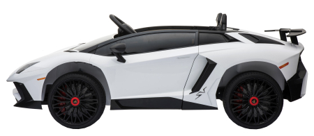 Masinuta electrica Premier Lamborghini Aventador ST, 12V, alb [6]