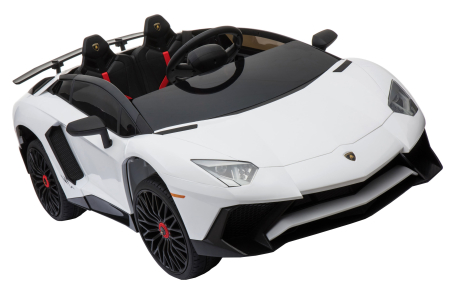Masinuta electrica Premier Lamborghini Aventador ST, 12V, alb [1]