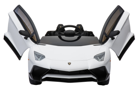 Masinuta electrica Premier Lamborghini Aventador ST, 12V, alb [10]
