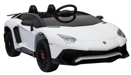Masinuta electrica Premier Lamborghini Aventador ST, 12V, alb [9]