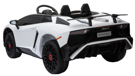 Masinuta electrica Premier Lamborghini Aventador ST, 12V, alb [7]