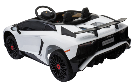Masinuta electrica Premier Lamborghini Aventador ST, 12V, alb [2]