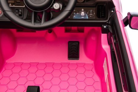 Masinuta electrica Premier Porsche Cayenne E-Hybrid Coupe, 12V, scaun piele ecologica, roz [29]