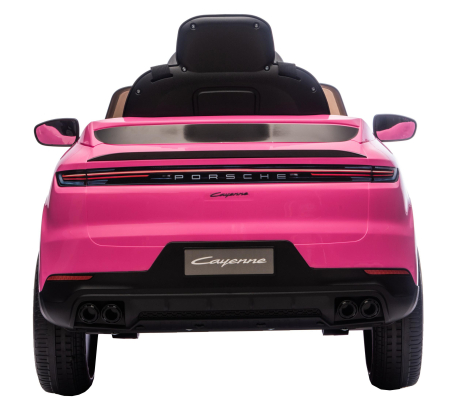 Masinuta electrica Premier Porsche Cayenne E-Hybrid Coupe, 12V, scaun piele ecologica, roz [10]