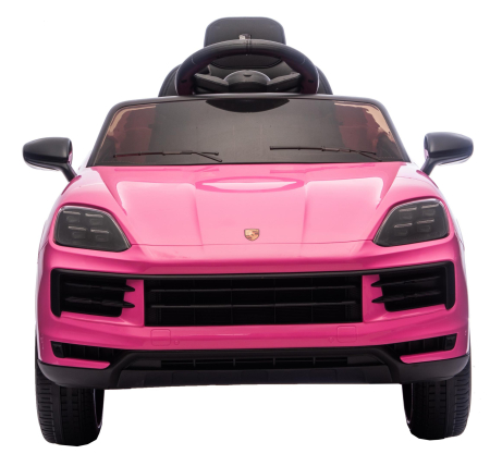 Masinuta electrica Premier Porsche Cayenne E-Hybrid Coupe, 12V, scaun piele ecologica, roz [4]