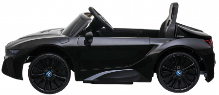 Masinuta electrica Premier BMW i8, 12V, roti cauciuc EVA, scaun piele ecologica, negru [4]