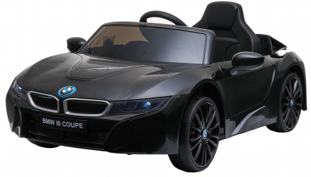 Masinuta electrica Premier BMW i8, 12V, roti cauciuc EVA, scaun piele ecologica, negru [3]