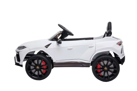 Masinuta electrica Lamborghini Urus, 12V, roti cauciuc EVA, scaun piele ecologica, alb [3]
