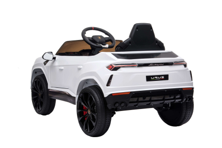 Masinuta electrica Lamborghini Urus, 12V, roti cauciuc EVA, scaun piele ecologica, alb [4]