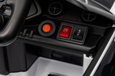 Masinuta electrica Premier Mercedes Benz AMG GT3, 12V, roti cauciuc EVA, scaun piele ecologica, alb [14]