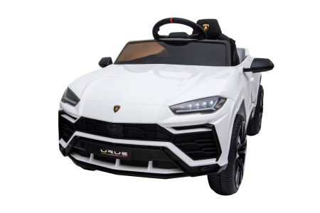 Masinuta electrica Lamborghini Urus, 12V, roti cauciuc EVA, scaun piele ecologica, alb [12]